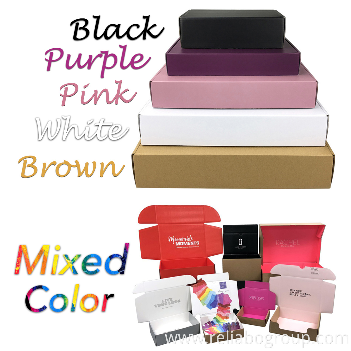 Mailer Box Manufacture Customized Colored Mailer Boxes With Custom Logo Printed, Durable Apparel Packaging Boxes For Storage